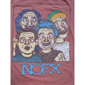 NOFX The Final‎ Tour City - Band Graphic - Red Coral 3XXX Seattle San Francisco